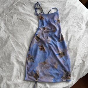 Fitted mini vacation dress